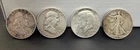 4x - Silver 90% Kennedy Liberty Franklin Half Dollar 1949, 1953-D, 1964, 1935-d