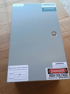Electric Enclosure Control Panel Assembly Box CBRE/ESI ENC 001 W/ Key