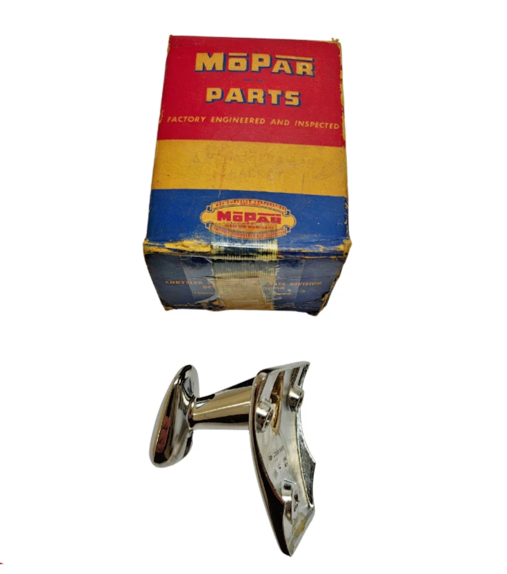 1955-1956 Dodge Coronet Inside Rear View Mirror Chrome Bracket 1579348 NOS - Image 2 of 4