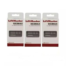 3 Pack 893MAX LiftMaster 3 Button Remote Cont...