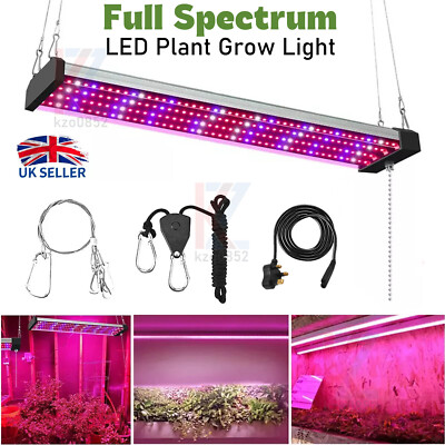 LED Grow Lights for Indoor Plant Veg Flower Hydroponic Full Spectrum ...