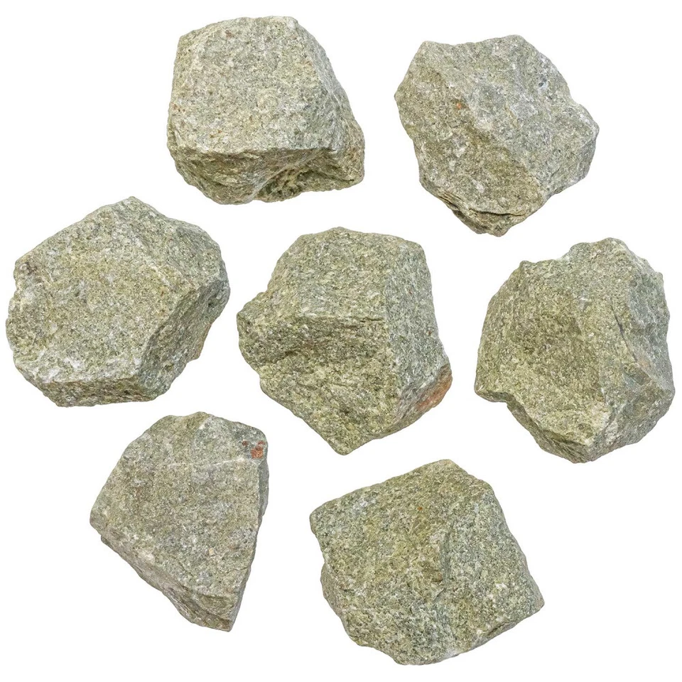 NATUROSPHÈRE Pierres brutes épidote - 5 à 7 cm - Lot de 2