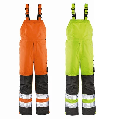 4PROTECT® Warnschutz Winter Wetterschutz-Latzhose ATLANTA Warnkleidung Workwear