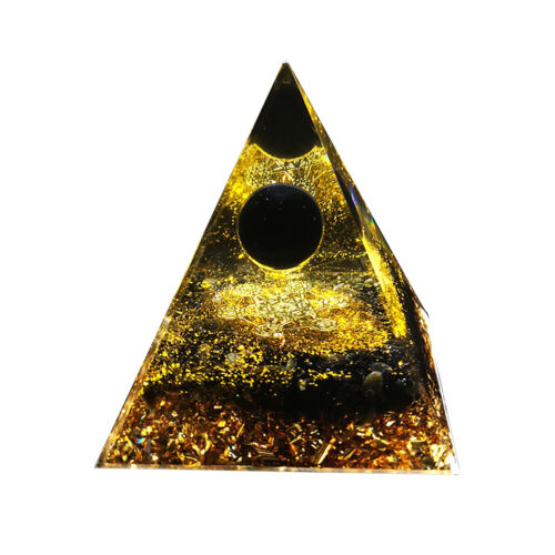 Orgone Pyramid Amethyst Peridot Crystal Healing Energy EMF Protect Meditation - Bild 9 von 15