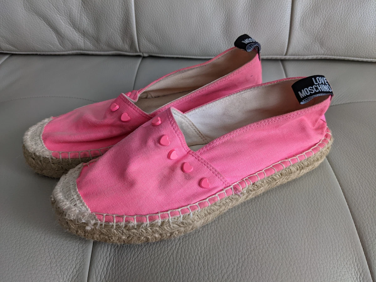 Moschino espadrilles cheap pink