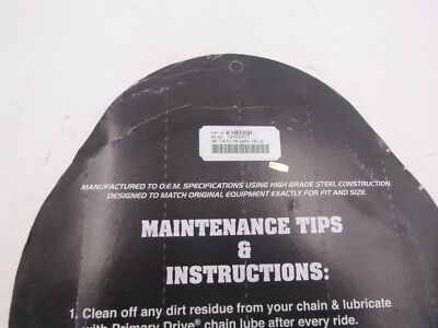 Pignon Arrière Moto Primary Drive 50 Dents - Acier Argenté - Référence K1093SR - Neuf - Pour Custom Ou Remplacement