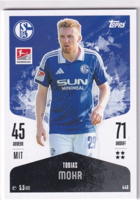 Topps Match Attax Bundesliga 24/25 Karte Nr. 446 Tobias Mohr Schalke 04
