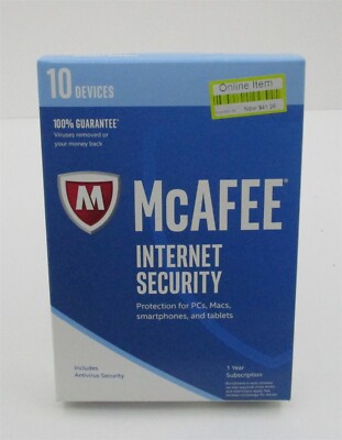 McAfee MIS17ETGORAA 2017 Total Protection, 10 Devices