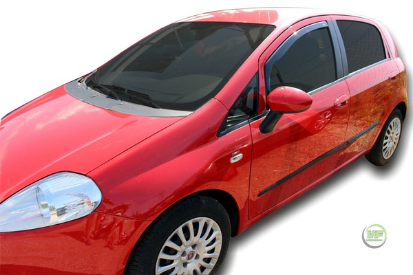 Windabweiser Regenabweiser Heko FüR Fiat Grande Punto 2006-2018 5-TüRer 2-Tlg-image