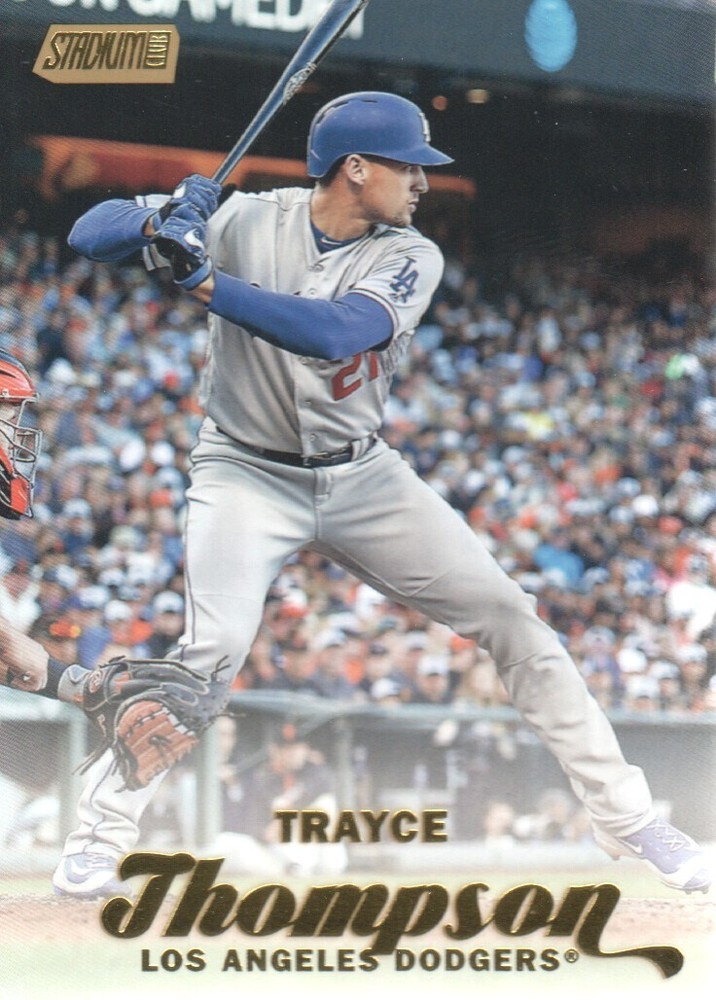 2017 Stadium Club Baseball Gold Foil #46 Trayce Thompson