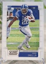 2019 Panini Score #390 Benny Snell Jr. RC Kentucky Wildcats