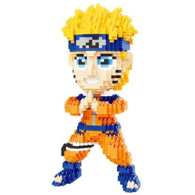 Anime Naruto Uzumaki Naruto Mini Building Blocks Figure Set Bricks Kit 1432 PCS