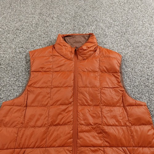Rei Vest Mens M Orange Co Op 650 Down 2.0 Quilted Packable Puffer Jacket Coat - Picture 5 of 12