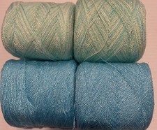 Lace yarn Crystal Color 29/859. Acrylic/Rayon. 3.5 oz, 900 yards 1 set of 4.