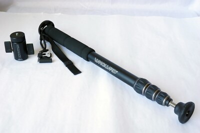 Vanguard Tracker AP-284 Monopod Aluminum Adjustable Foot w/ Cullmann Ball Head