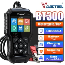 Car Battery Tester 6V 12V Cranking Charging System Battery Analyzer CCA100-3000
