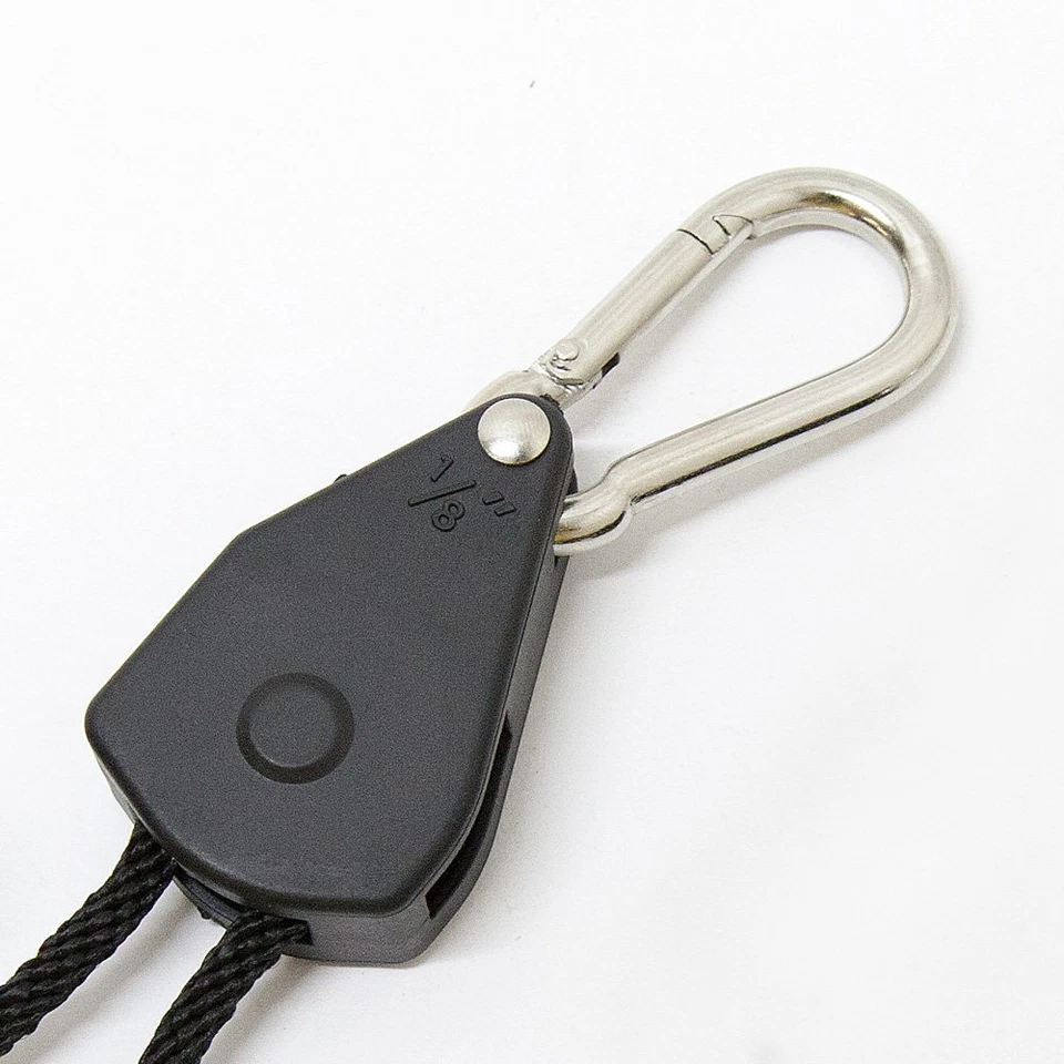 2件装GROW LIGHT ROPE HANGER RATCHET反射器衣架150磅1/8   — 第 2/4 张图片