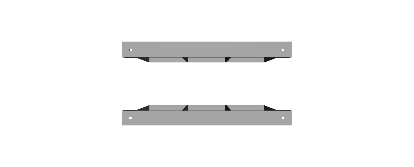 Foil/Cling Film/Grease Proof Paper Cupboard Under Shelf Holder Grey