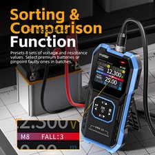 FNIRSI HRM-10 Internal Resistance Detector Lead Acid Li-ion Battery Tester 1PC