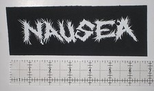 Parche Punk Corteza Náusea Warsore Hellshock Extinción de la Humanidad MDC Fobia Paz