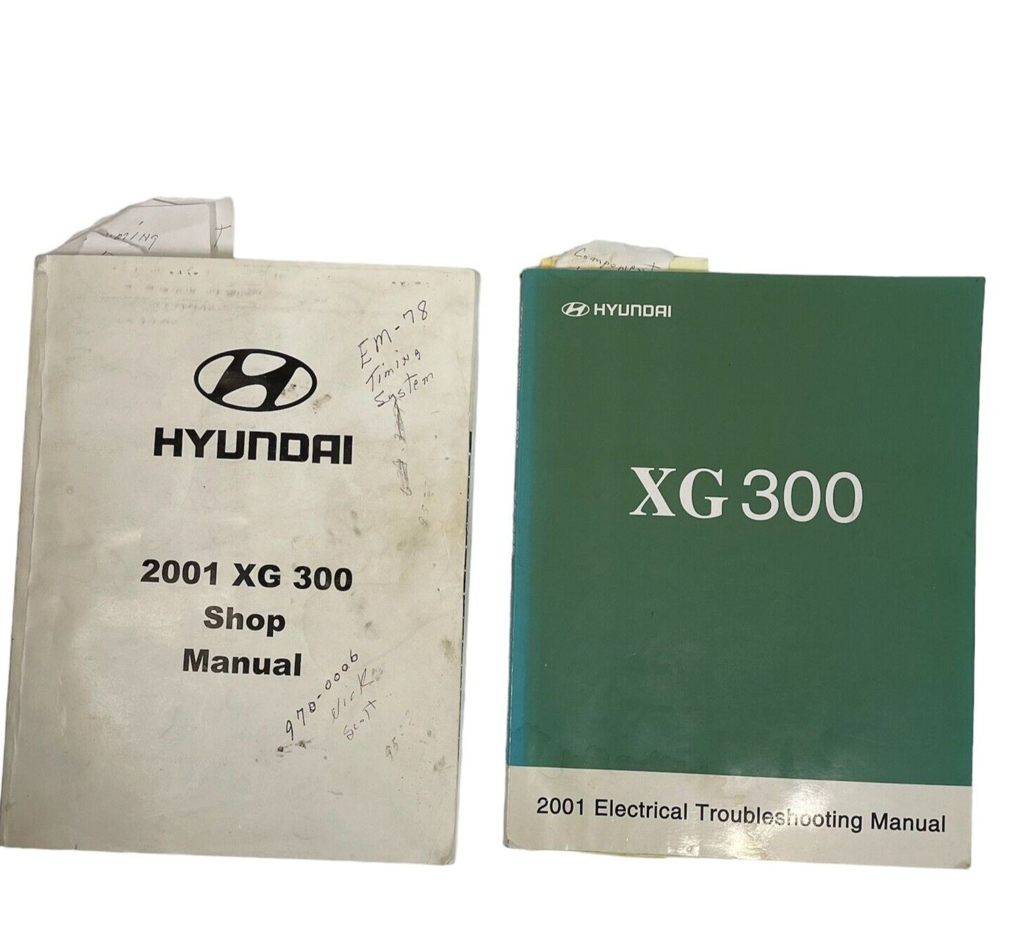 2001 Hyundai XG 300 Shop manual and electrical troubleshooting manual