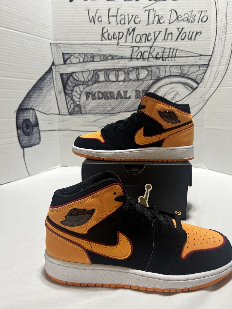 NEW Nike Air Jordan 1 Mid SE Vivid Orange Black FJ4924-008 NEW Nike Air Jordan 1 Mid SE Vivid Orange Black FJ4924-008