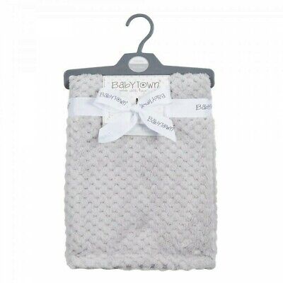 Buy Personalised  Embroidered BABY WAFFLE BLANKET 75CM-90CM 4 Colors SUPER SOFT