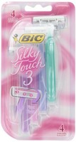 5 Pack - Bic Silky Touch 3 Disposable Shaver, 4 Each on sale 5 Pack - Bic Silky Touch 3 Disposable Shaver, 4 Each on sale