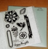 Ctmh C1536 Happy Thoughts Flowers, Beyoutiful, Think, Bird, Frame Ctmh C1536 Happy Thoughts Flowers, Beyoutiful, Think, Bird, Frame