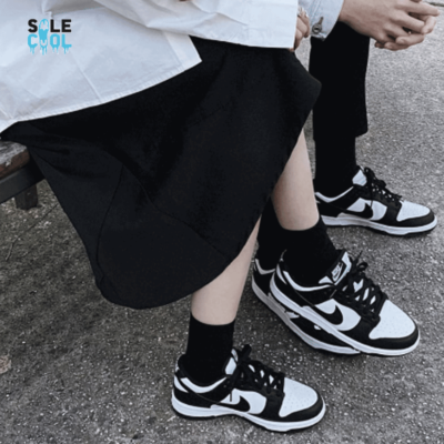 Nike Dunk Low Retro White Black Panda Black White Mens size 7-14