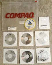 5 Disc Compaq System Recovery Windows XP & Microsoft Works 6.0-Money 2002 Stand