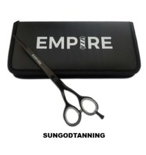 EMPIRE 7" BLACK Plasma Colored Pro BARBER SHEAR EMP 1210