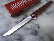 Rough Ryder Lava Flow Ball Bearing Pivot Tanto Pocket Knife G10 Folder RR2519