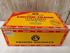 alte Zigarrenkiste ERMURI EXOTENTRAUM Rauchergeschenk  Sammlerstück TABAK