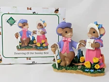 Fitz & Floyd Charming Tail ~ Deserving Of Our Sunday Best 89/300