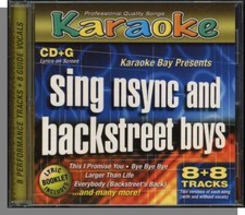 Karaoke CD G - 'NSync  The Backstreet Boys - New 8 Song Hits CD Hits by Each 