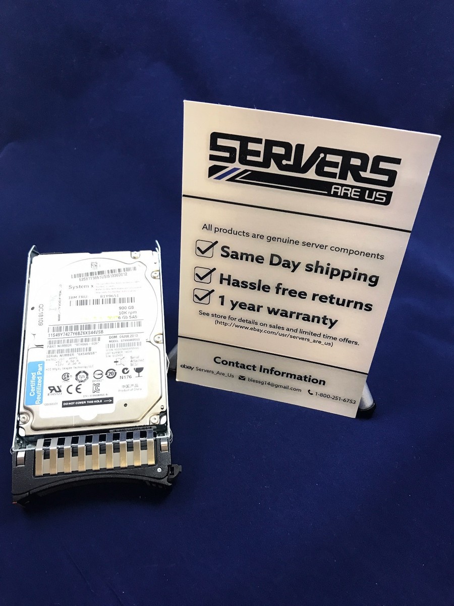 IBM 81Y9651 900GB 10K 6GBPS SAS 2.5インチ HS HDD - 81Y9650 IBM 900GB 2.5