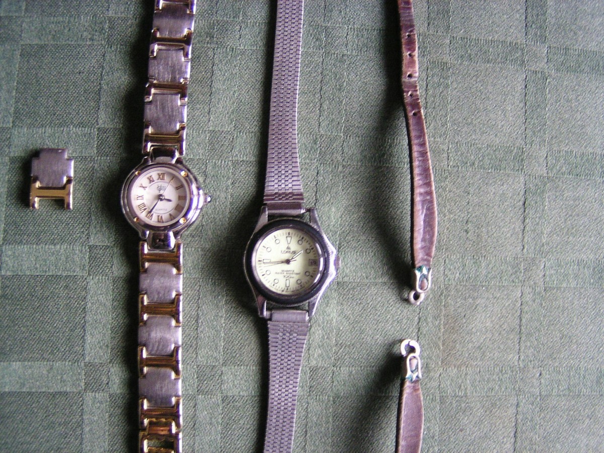 Women's LORUS VGII Wrist Watches Leather Watch Band-Parts For