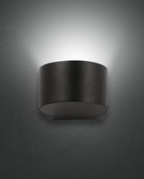 Fabas Luce Led AußEn-Wandleuchte Lao 70X120Mm 6W Warmweiß IP65 Schwarz