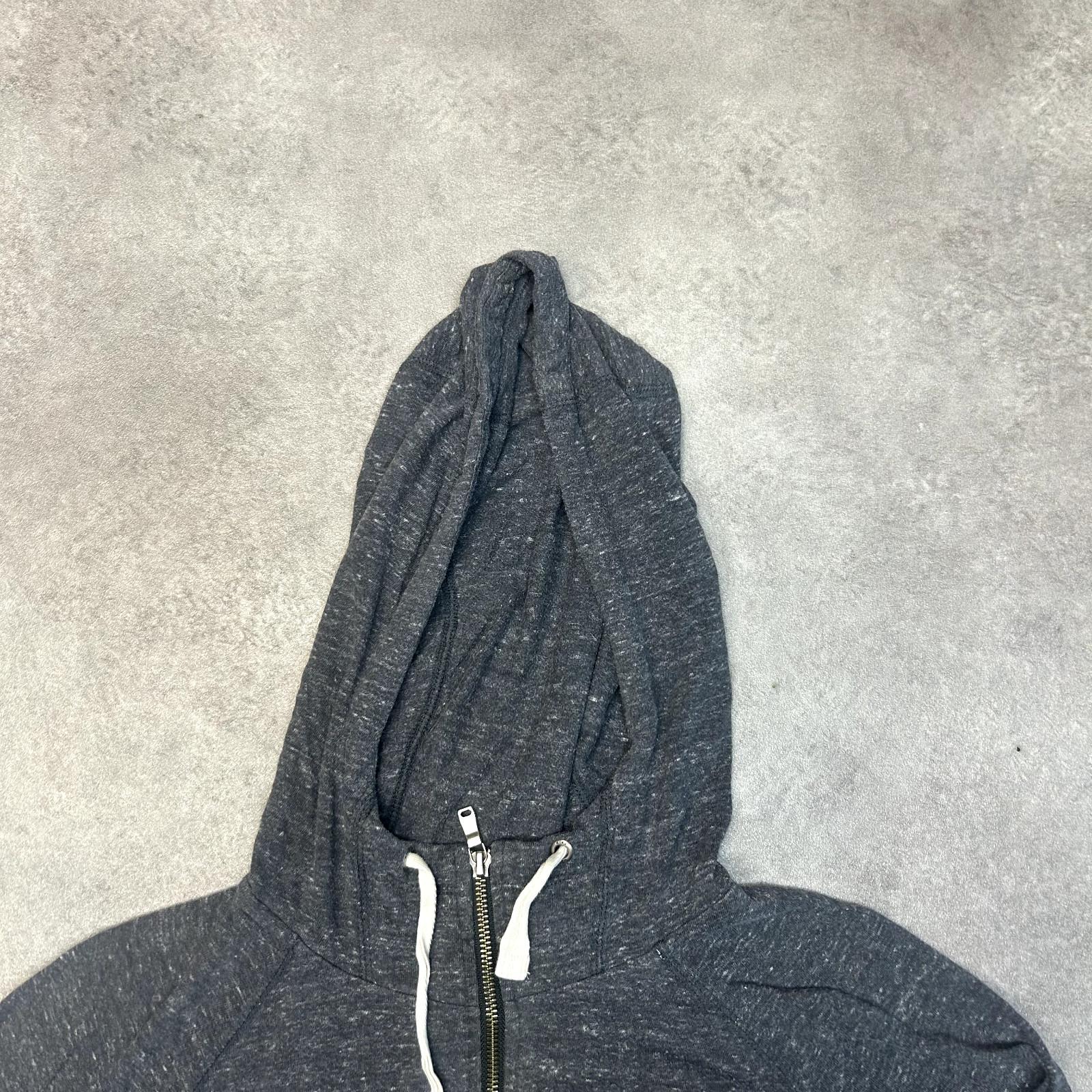 Nike Hoodie Mens Y2K Swoosh Full Zip Basketball Sports Sweatshirt, Grey, Small image 3