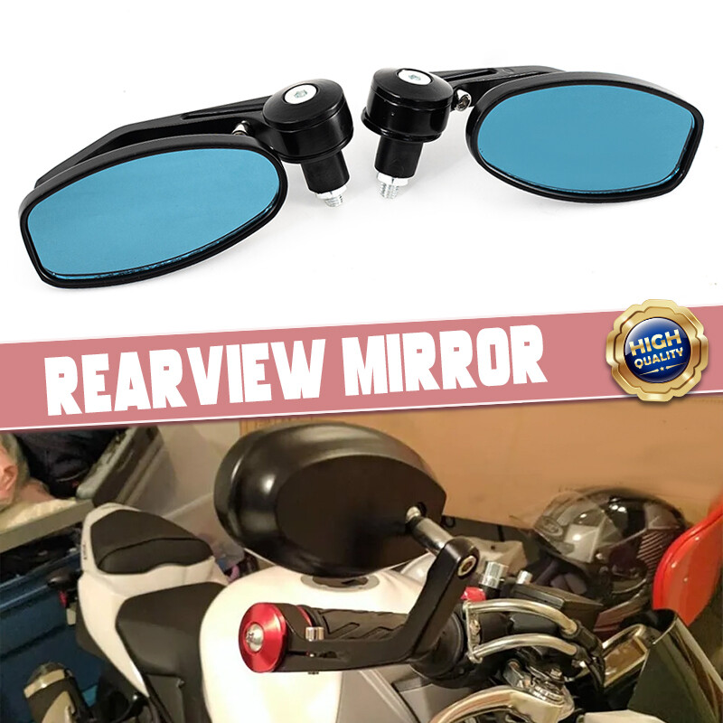 7/8 In Universal Folding Bar End Motorcycle Rearview Mirrors For Honda Suzuki Yamaha Cafe Race Bobber From Bike Handlebars &Components - Price 32.04 - Foto 5