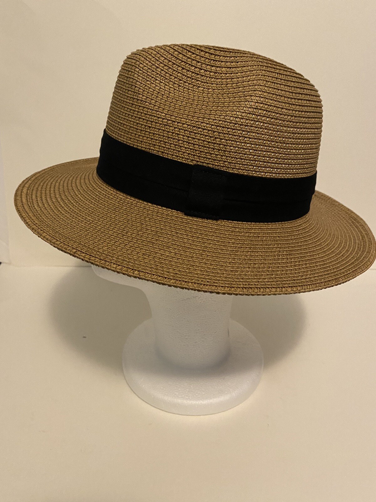 Solar Escape Casual Fedora Hat Women's One Size Sun Hat Wheat Beige