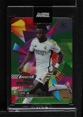 2023-24 Finest UEFA Club Competitions Green Refractor 14/75 Vinicius Junior 14dq