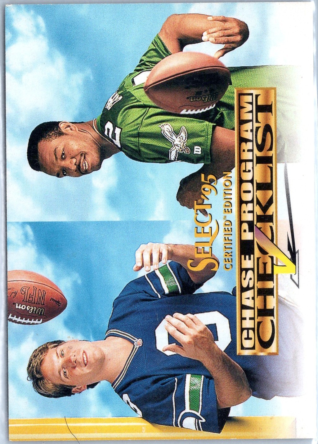 1995 Select Certified Edition - Checklist Checklist #7