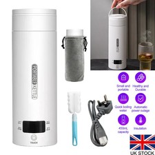450ml Mini Portable Electric Travel Kettle Fast Water Boil Small Tea Pot Thermos