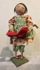 The Huckleberry Tree Jacqueline Baird “peek-a-boo” Handmade Signed Folk Art