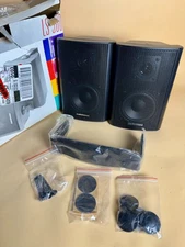 AudioSource LS 300 Indoor Outdoor Speakers Surround Sound Pair Open Box Vtg