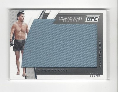 2021 Immaculate Collection UFC Dominick Cruz (Event 259) Fight MAT Relic /40