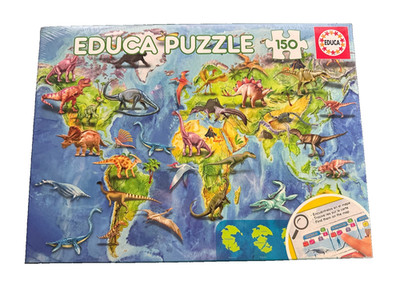 Educa Dinosaur World Map Model 18997 Puzzle/Kit   Educational Toy (18997)
