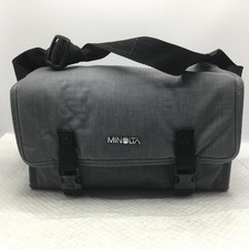 Vintage Minolta Soft Padded Camera Camcorder Bag - Grey